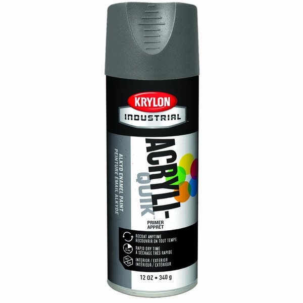 Krylon Acryli-Quik Acrylic Lacquer, Gray Primer K01318A07